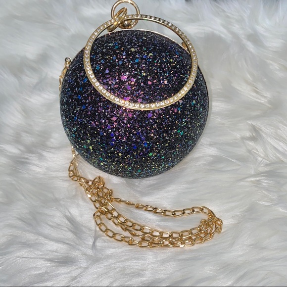 Gorgeous New Crossbody Clutch Wristlet Sparkle - Picture 1 of 8